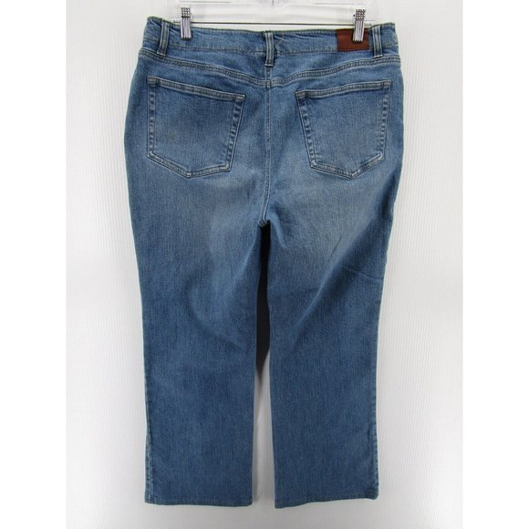 Lands End Jeans 14 Bootcut Original Fit Classic Waist Denim Pants Y2K - Picture 6 of 10